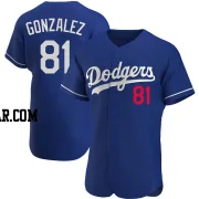 Victor Gonzalez Men's Los Angeles Dodgers Royal Authentic Alternate Jersey