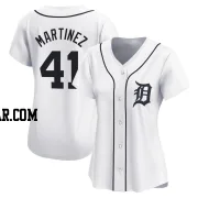 Victor Martinez Women's Detroit Tigers White Limited Home Jersey