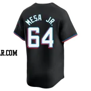 Victor Mesa Jr. Men's Miami Marlins Black Limited Alternate Jersey