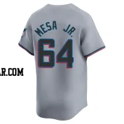 Victor Mesa Jr. Men's Miami Marlins Gray Limited Road Jersey