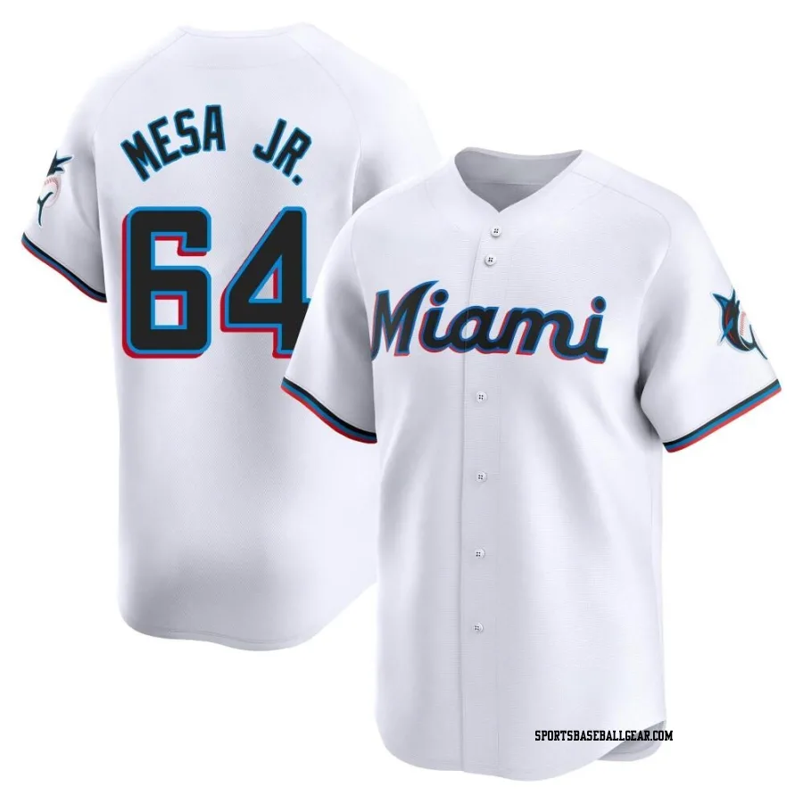 Victor Mesa Jr. Youth Miami Marlins White Limited Home Jersey