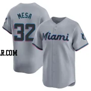 Victor Mesa Men's Miami Marlins Gray Limited Road Jersey