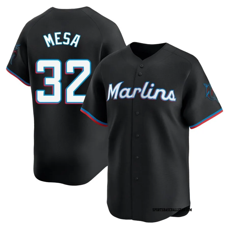 Victor Mesa Youth Miami Marlins Black Limited Alternate Jersey