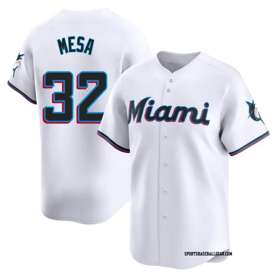 Victor Mesa Youth Miami Marlins White Limited Home Jersey