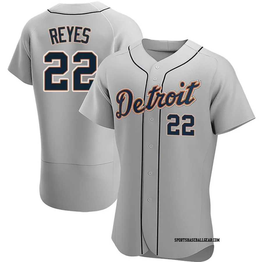 Victor Reyes Men's Detroit Tigers Gray Authentic Road Jersey