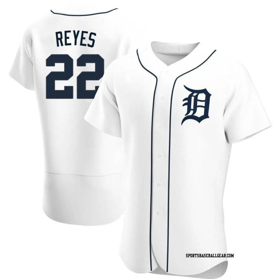 Victor Reyes Men's Detroit Tigers White Authentic Home Jersey