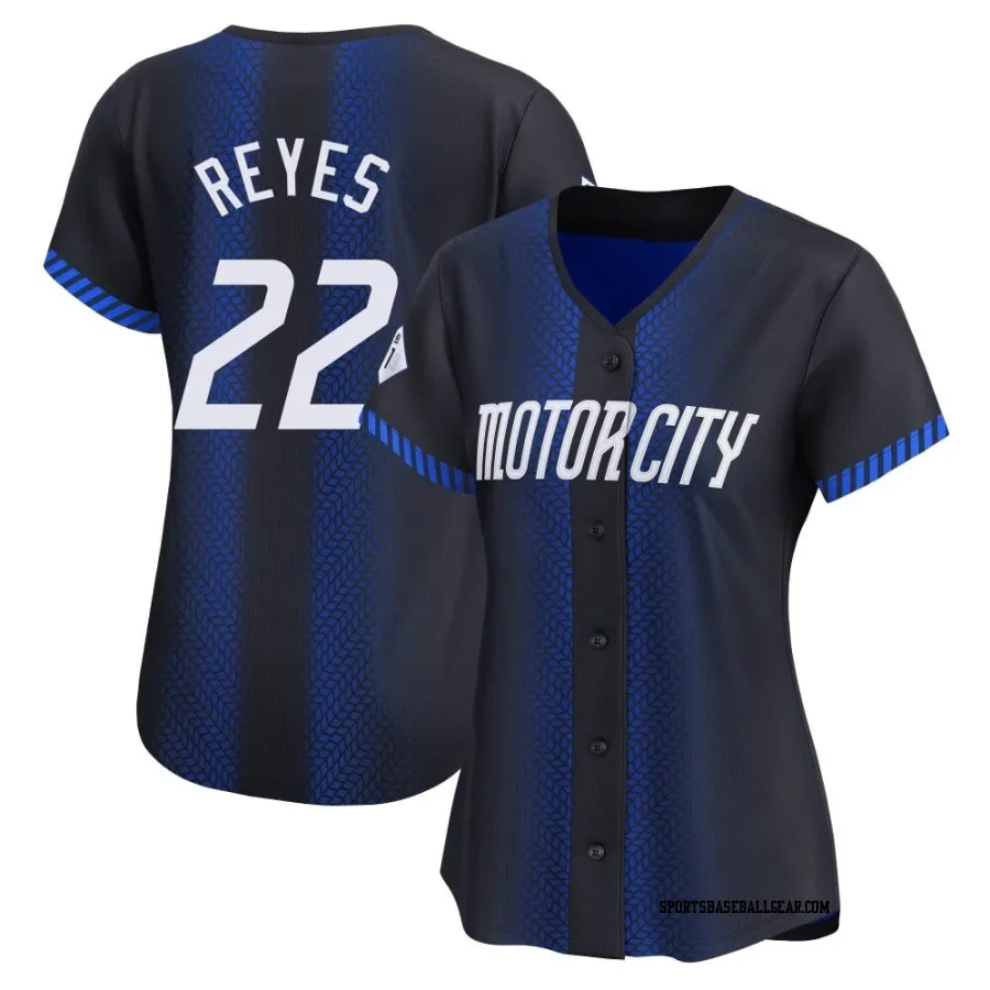 Victor Reyes Women's Detroit Tigers Blue Limited 2024 City Connect Jersey