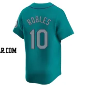 Victor Robles Men's Seattle Mariners Aqua Limited Alternate Jersey