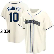 Victor Robles Men's Seattle Mariners Cream Replica Alternate Jersey