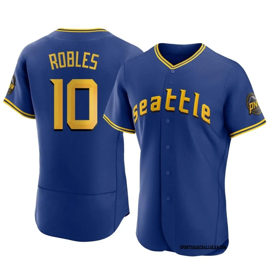 Victor Robles Men's Seattle Mariners Royal Authentic 2023 City Connect Jersey