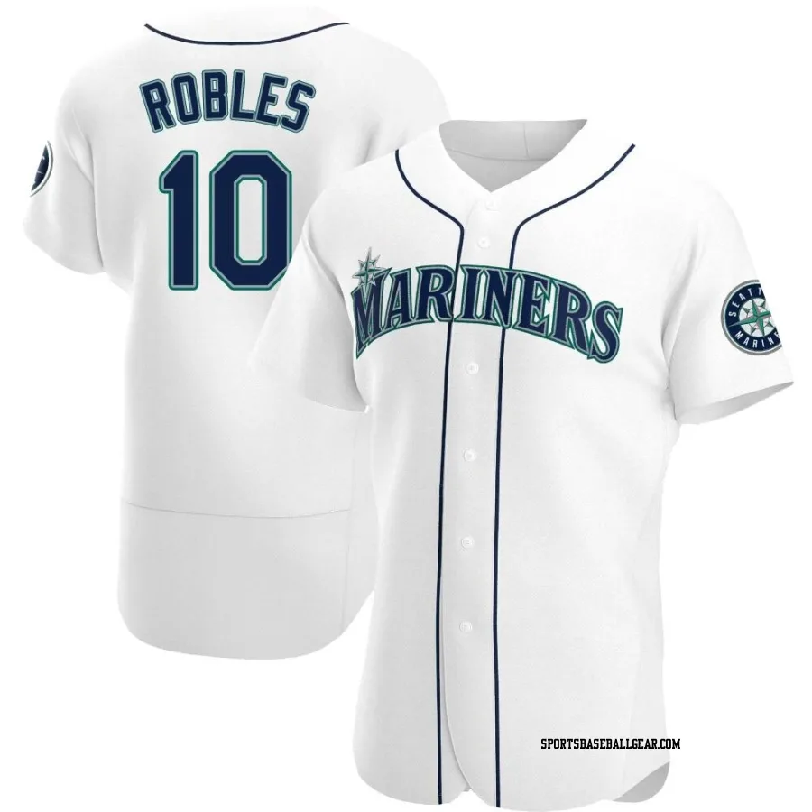 Victor Robles Men's Seattle Mariners White Authentic Home Jersey