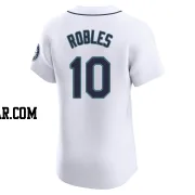 Victor Robles Men's Seattle Mariners White Elite Home Jersey