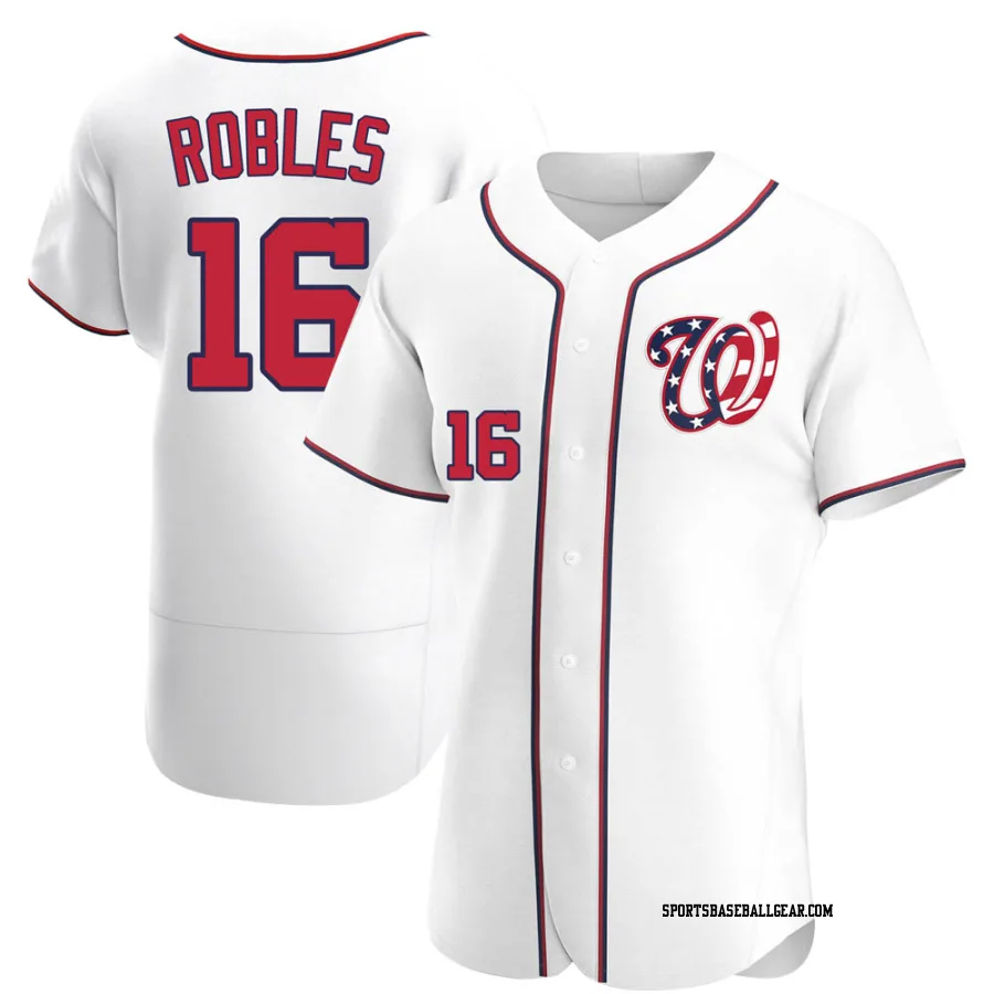 Victor Robles Men's Washington Nationals White Authentic Alternate Jersey