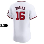 Victor Robles Men's Washington Nationals White Elite Home Jersey