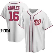 Victor Robles Men's Washington Nationals White Replica Home Jersey