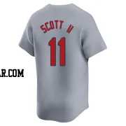 Victor Scott II Men's St. Louis Cardinals Gray Limited Away Jersey