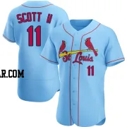 Victor Scott II Men's St. Louis Cardinals Light Blue Authentic Alternate Jersey