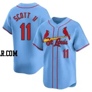 Victor Scott II Men's St. Louis Cardinals Light Blue Limited Alternate Jersey