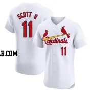 Victor Scott II Men's St. Louis Cardinals White Elite Home Jersey