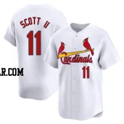 Victor Scott II Men's St. Louis Cardinals White Limited Home Jersey