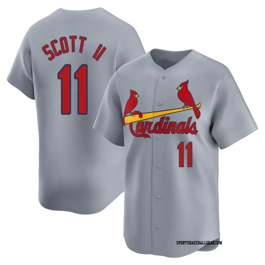 Victor Scott II Youth St. Louis Cardinals Gray Limited Away Jersey