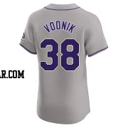 Victor Vodnik Men's Colorado Rockies Gray Elite Road Jersey