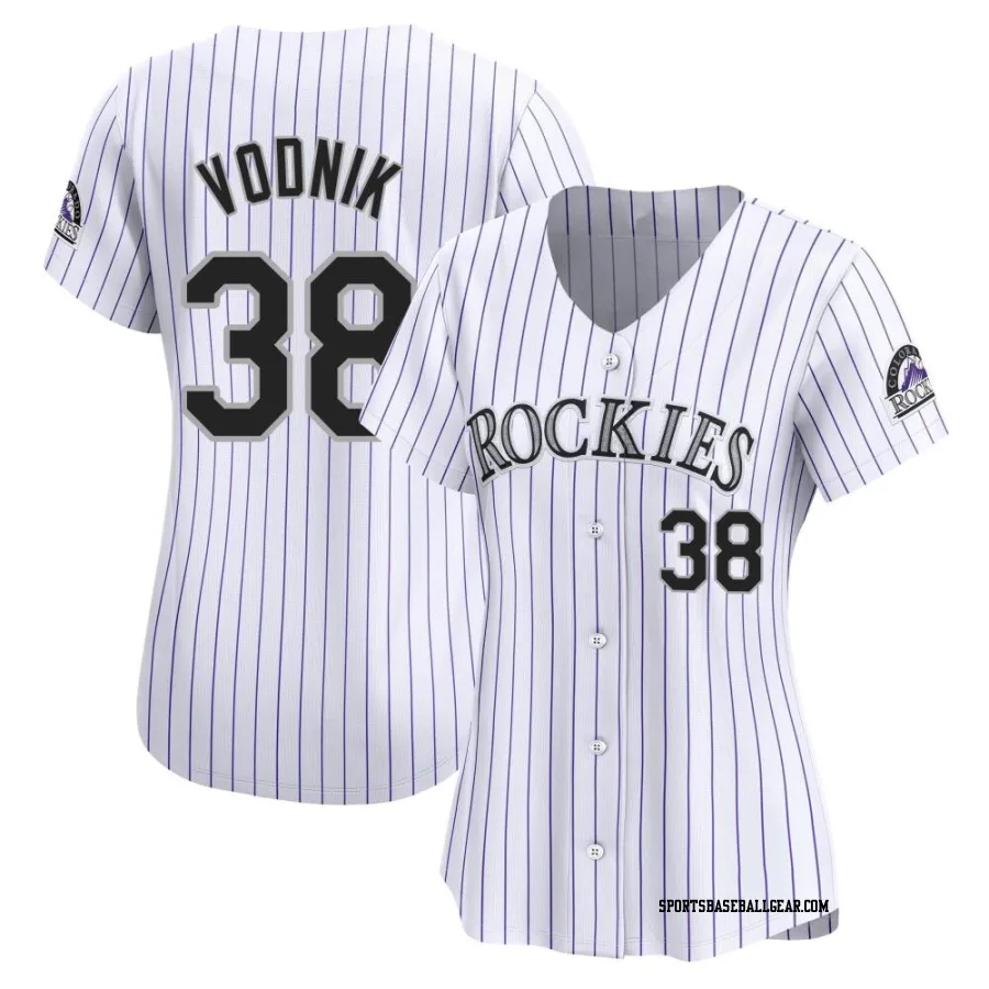 Victor Vodnik Women's Colorado Rockies White Limited Home Jersey