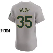 Vida Blue Men's Oakland Athletics Gray Elite Road Jersey