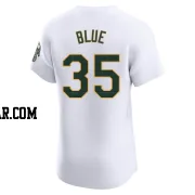 Vida Blue Men's Oakland Athletics White Elite Home Jersey