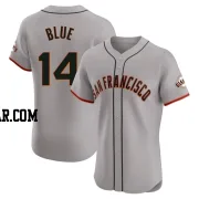 Vida Blue Men's San Francisco Giants Gray Elite Road Jersey