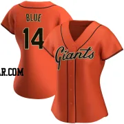 Vida Blue Women's San Francisco Giants Orange Authentic Alternate Jersey