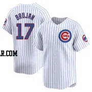 Vidal Brujan Men's Chicago Cubs White Limited Home Jersey