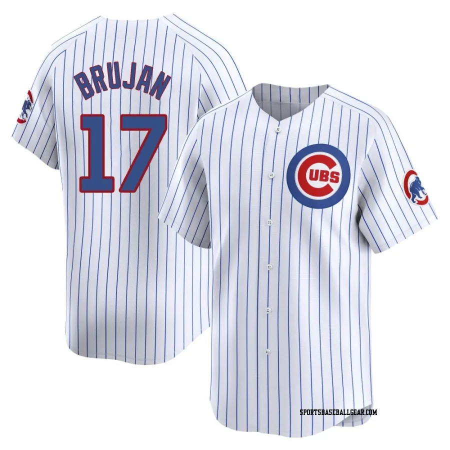 Vidal Brujan Men's Chicago Cubs White Limited Home Jersey