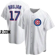 Vidal Brujan Men's Chicago Cubs White Replica Home Jersey