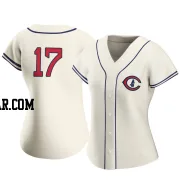 Vidal Brujan Women's Chicago Cubs Cream Authentic 2022 Field Of Dreams Jersey