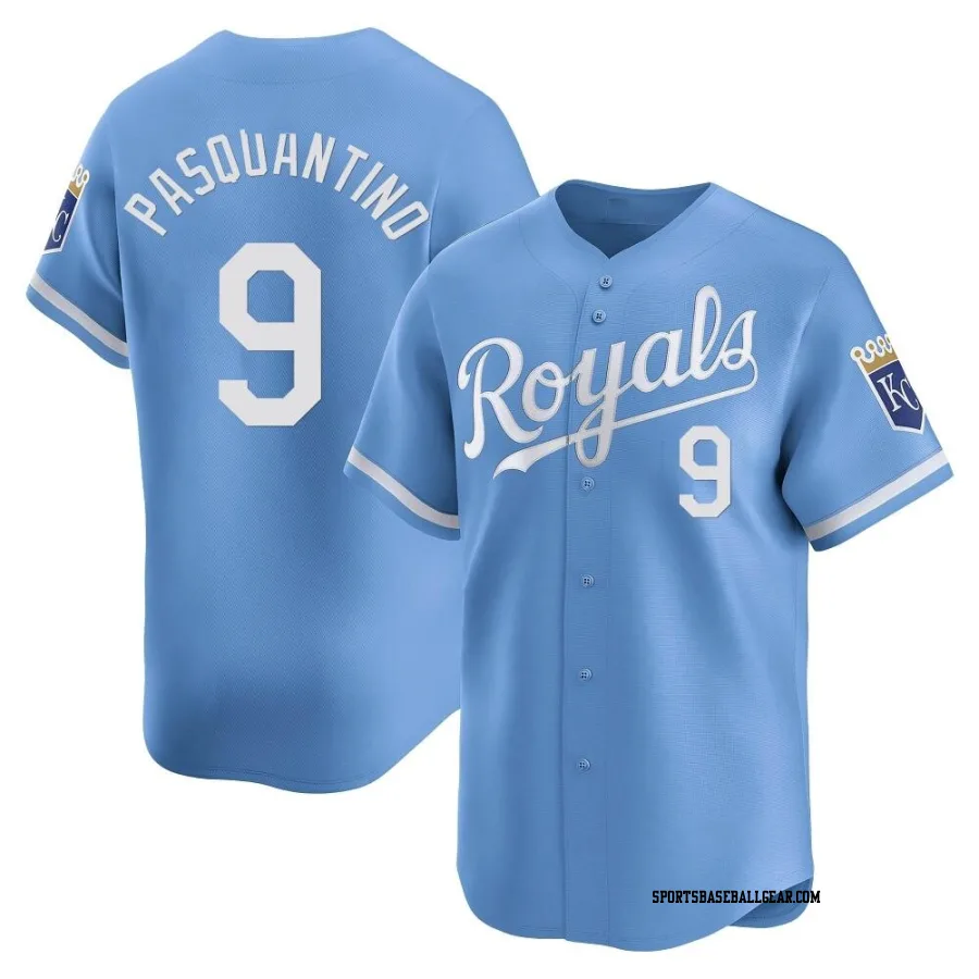 Vinnie Pasquantino Men's Kansas City Royals Light Blue Limited Alternate Jersey