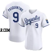 Vinnie Pasquantino Men's Kansas City Royals White Elite Home Jersey