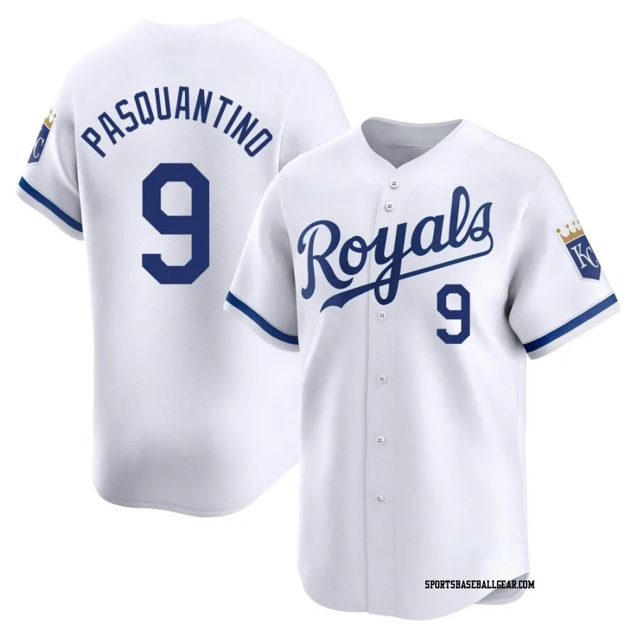 Vinnie Pasquantino Men's Kansas City Royals White Limited Home Jersey