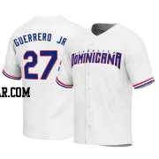 Vladimir Guerrero Jr. Men's Dominican Republic Baseball White Replica 2023 World Baseball Classic Jersey