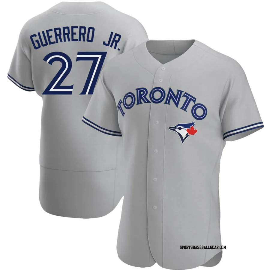 Vladimir Guerrero Jr. Men's Toronto Blue Jays Gray Authentic Road Jersey