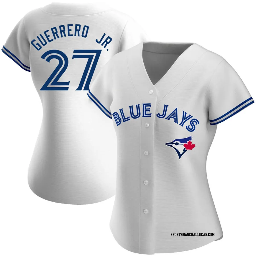 Vladimir Guerrero Jr. Women's Toronto Blue Jays White Authentic Home Jersey