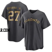 Vladimir Guerrero Jr. Youth Toronto Blue Jays Charcoal Game Replica 2022 All-Star Jersey