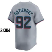 Vladimir Gutierrez Men's Miami Marlins Gray Limited Road Jersey