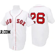 Wade Boggs Men's Boston Red Sox White Authentic 1987 Throwback Jersey