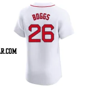 Wade Boggs Men's Boston Red Sox White Elite Home Jersey