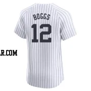 Wade Boggs Men's New York Yankees White Elite Home Jersey