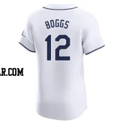 Wade Boggs Men's Tampa Bay Rays White Elite Home Jersey