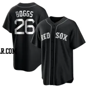 Wade Boggs Youth Boston Red Sox Black/White Replica Jersey