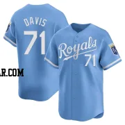 Wade Davis Youth Kansas City Royals Light Blue Limited Alternate Jersey