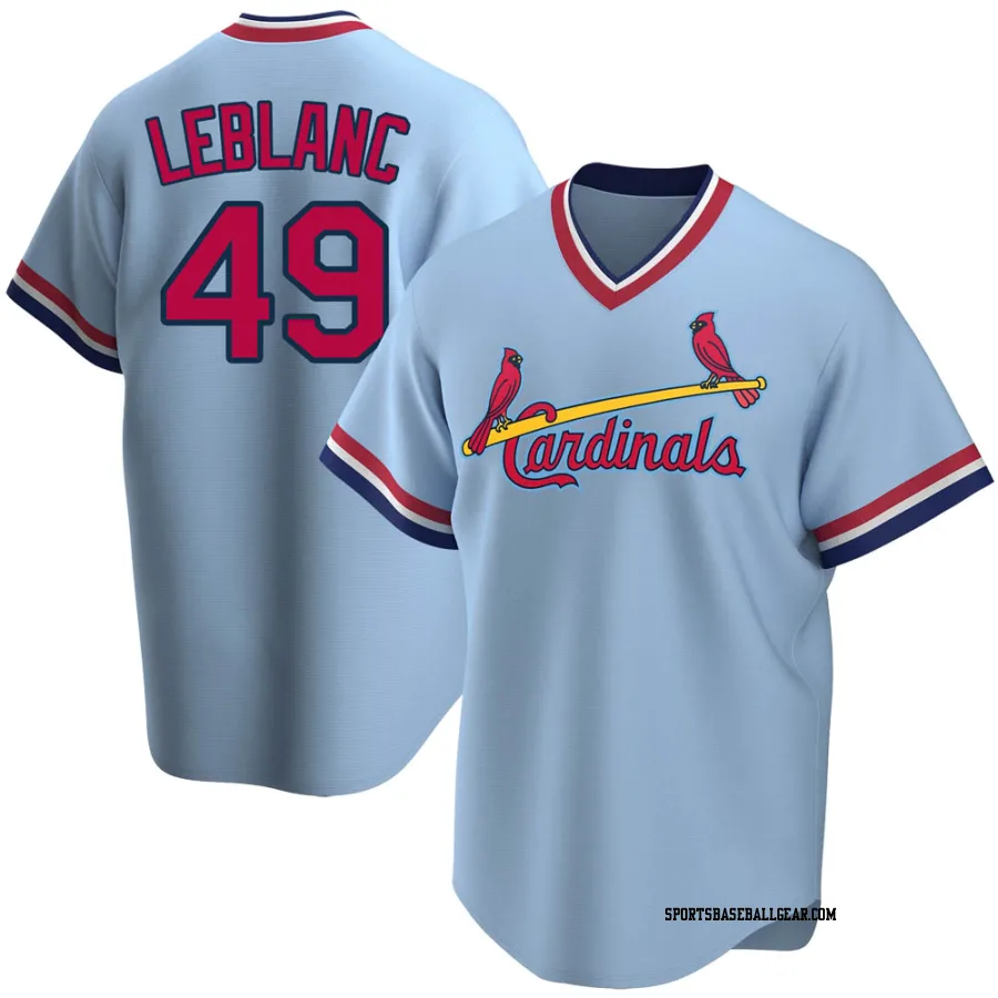 Wade LeBlanc Youth St. Louis Cardinals Light Blue Replica Road Cooperstown Collection Jersey